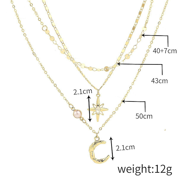Halskæde Heart Pearl Metallic Element Choker Fashion smykker B1609 N2003-27