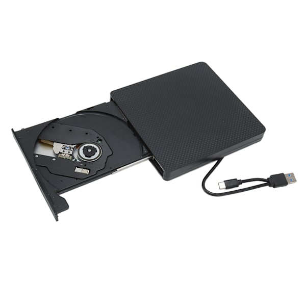 Ekstern CD DVD-drev 5 Gbps USB 3.0 Type C CD DVD RW-drev til bærbar computer stationær computer PC til Windows til Linux til OS X