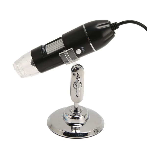 USB digitalmikroskop 1600X förstoring 8 LED bärbar HD kompatibel Windows Mac Android