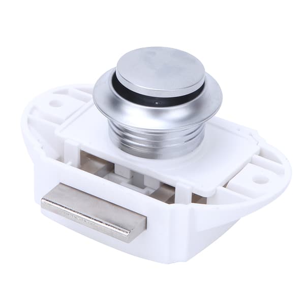 Perle Krom Nøglefri Push-Pull Push-Lås til autocamper/båd/skab køretøjstilbehør P02W-CH