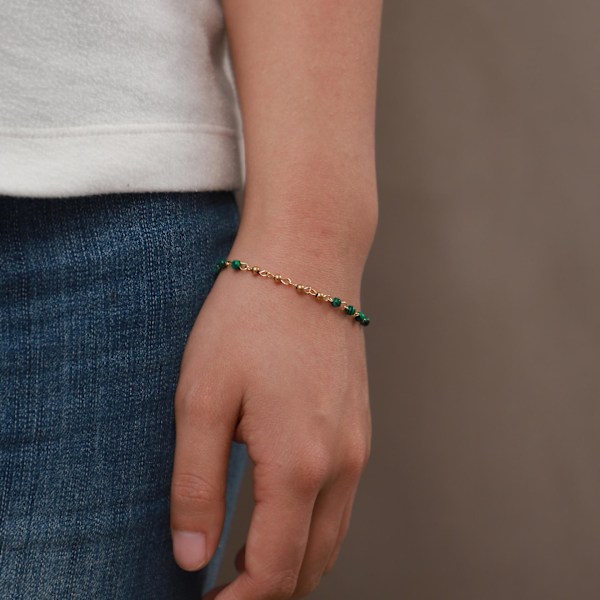 Armband Malachite Daily Outfit Metallic Element B1480