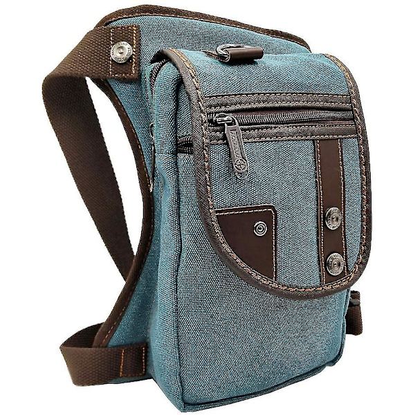 Canvas Drop Leg Bag för män Kvinnor Motorcykel Cykelridning