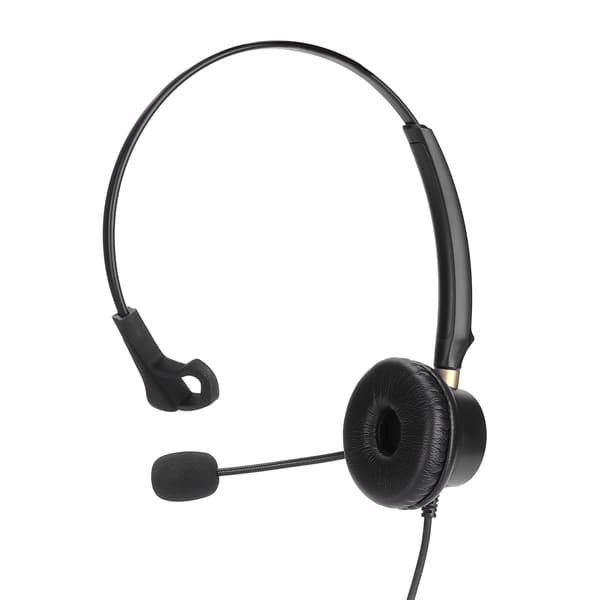 Bærbart Call Center-headset med mikrofon for kontorvirksomhet