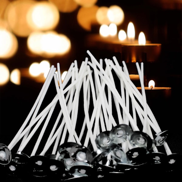 50 st/förpackning 24 trådar 10 cm Wick DIY Soy Wax Material Wax Core Line Doft Wax Tool Room Accessories