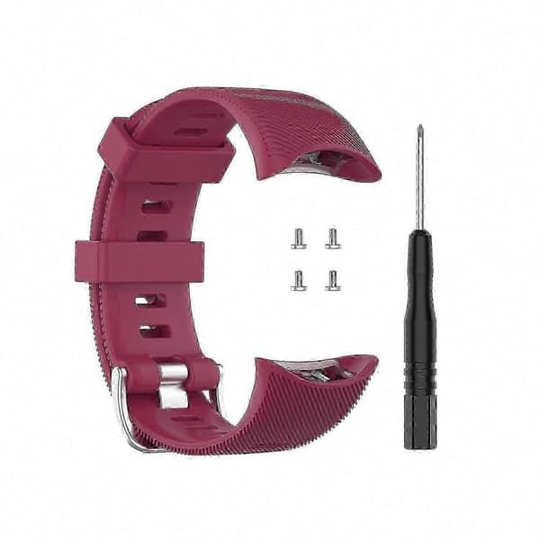 Garmin Forerunner 45 / 45S Silikone Erstatningsrem Claret
