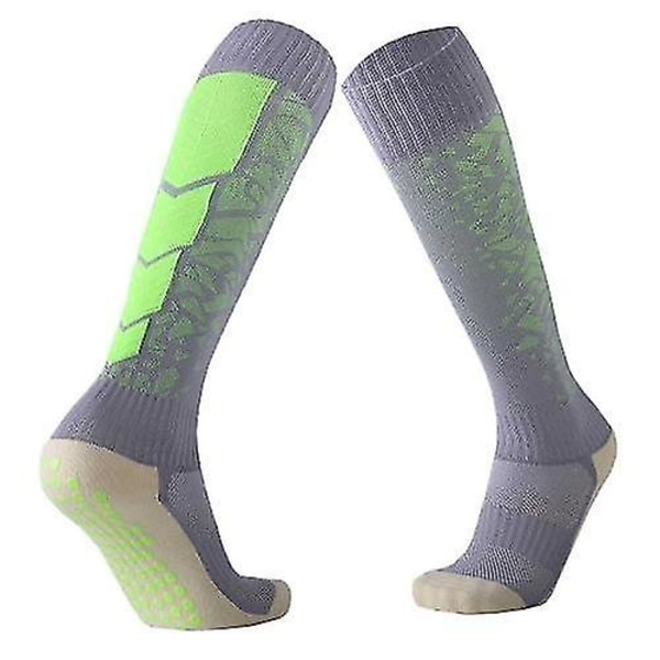 Knähöga kompressionsstrumpor Anti-slip fotbollsstrumpor