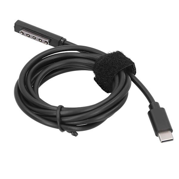 USB C han til Microsoft Surface-stikadapterkabel til Surface Pro 2. generation