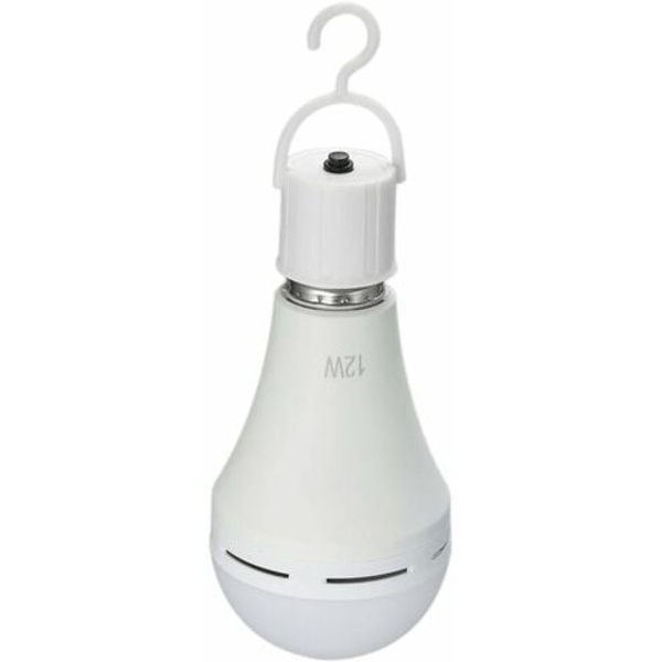 1st multifunktionella uppladdningsbara LED-nödlampor 12W 60W Motsvarande 6000K Ljusa utomhuslampor för P