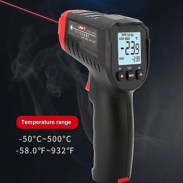 Uni-t digital termometer Ut306s Beröringsfri industriell infraröd lasertemperaturmätare Temperaturpistol Tester-50-500