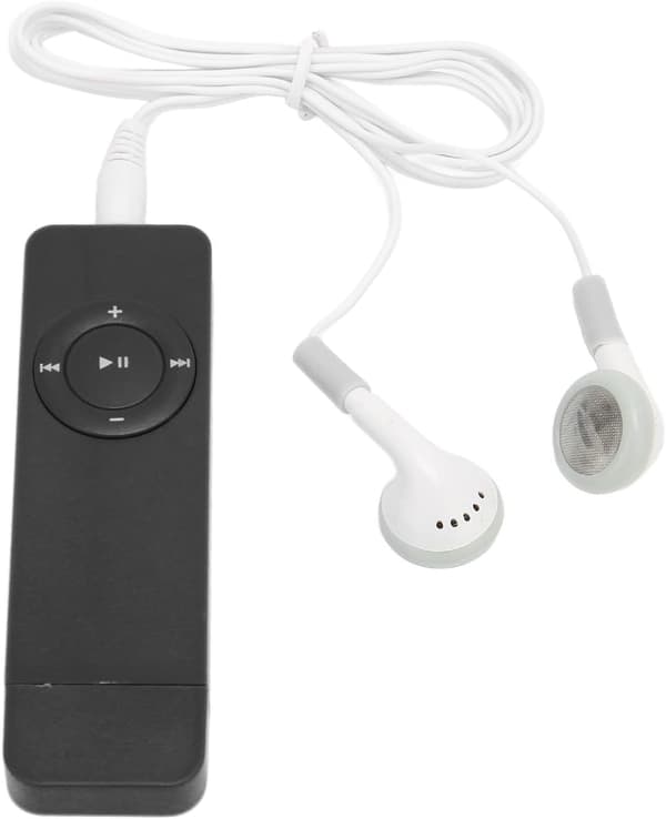(Sort) MP3-afspiller, 64 GB bærbar tabsløs digital musik MP3