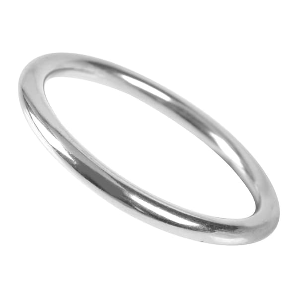 Marine Grade 304 Rustfrit Stål Poleret O Ring Cirkel 6x40mm