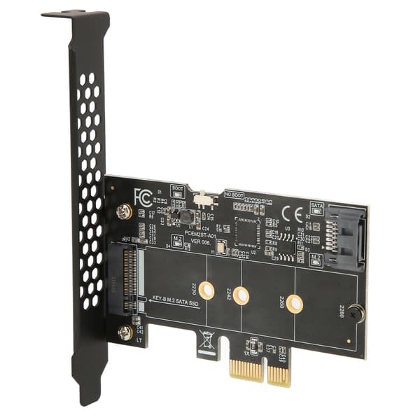 PCIE til SATA 6Gbps M2 NGFF Adapterkort til Windows XP 7 8 10 11 Linux
