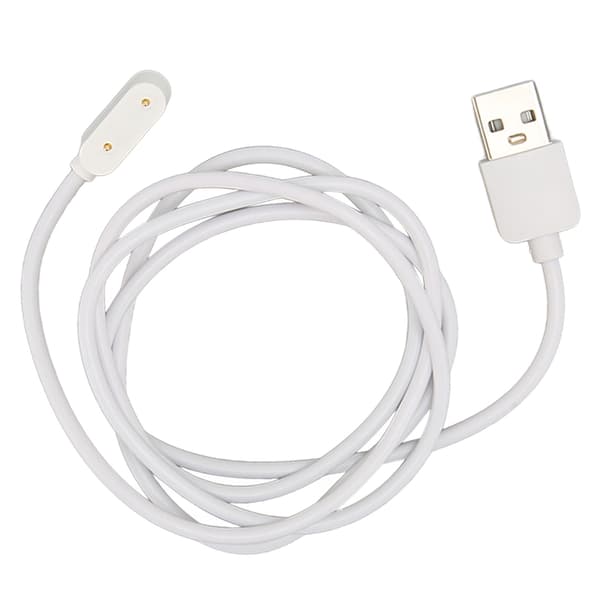 Smart Watch Laddare Magnetisk USB-kabel för Band 8 7 6 Pro Vit