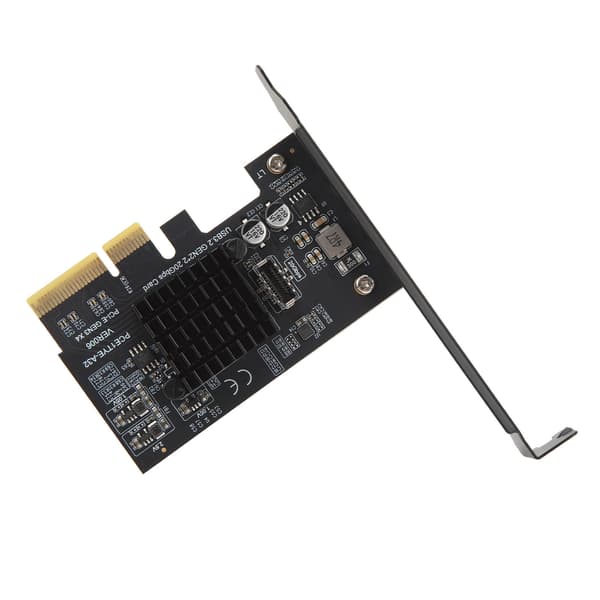 PCIe USB 3.2 Gen 2 expansionskort 20 Gbps Typ C ASM3242-kontroller för stationär dator