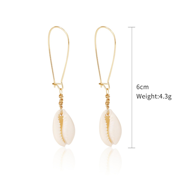 Øredobber Bohemia Shell Fashion Jewelry B2337 E1903-18