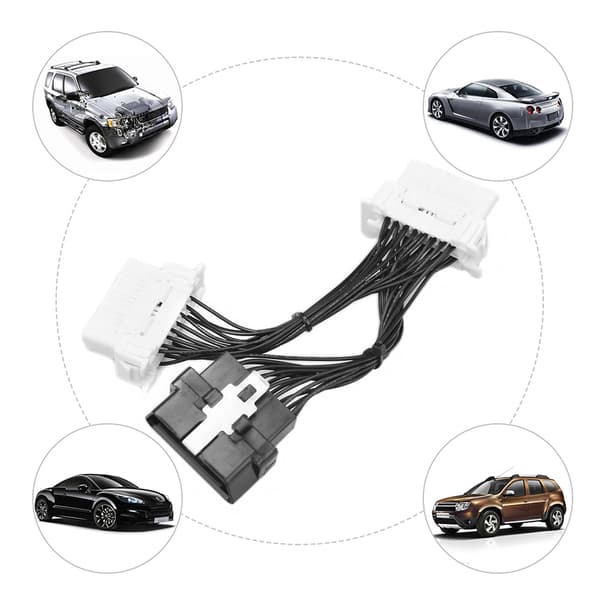 OBD2 Splitter Forlængerkabel 16 Pin Biladapter