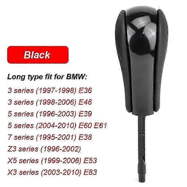 Automatisk bilgirskifter for BMW E39 E46 E53 E60 E61 E63 E64 E81 E82 E87 E90 E91 E92 E93 E83 ABS karbonfiber bilstyling
