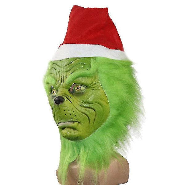 Masken til Grinch, julens grønnhårede monster