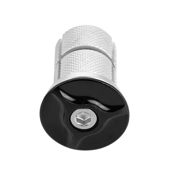 Aluminiumslegering Cykelgaffel Expander Bung 1 1.25 Tommer Sort Headset Top Cap