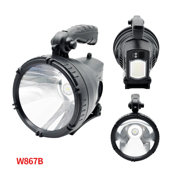 Uppladdningsbar LED-lampa, 4.2V1800lm360° campinglampa, bärbar uppladdningsbar LED-strålkastare, superkraftig, campinglampa,