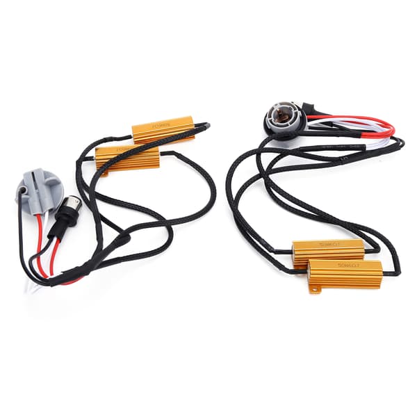 2 STK 1157 LED Dekoder 50W Lastmotstand Flash Feilfri Avlyser Bil Frontlykt Tåkelys DRL