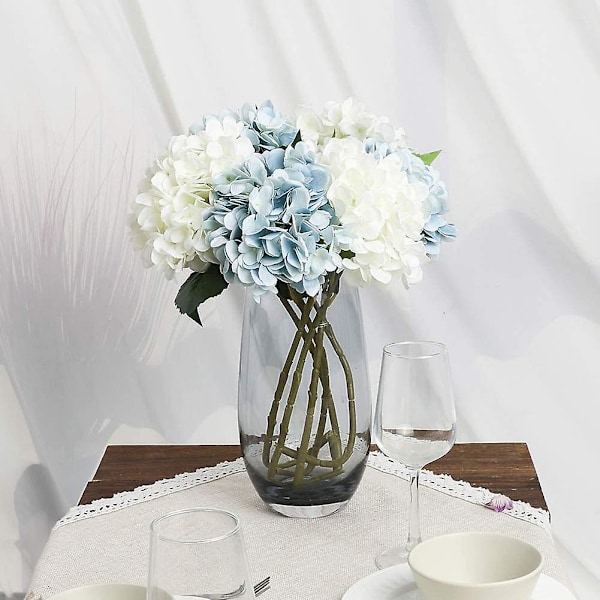 6st Nordic Style Hydrangea-Blå