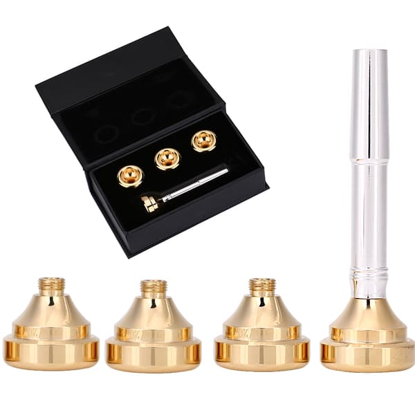 Messing Trompet Mundstykke Sæt 1 1/2C 3C 5C 7C Musikinstrument Tilbehør