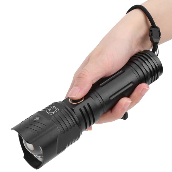 Ulkona vedenpitävä USB-ladattava monitoiminen taskulamppu