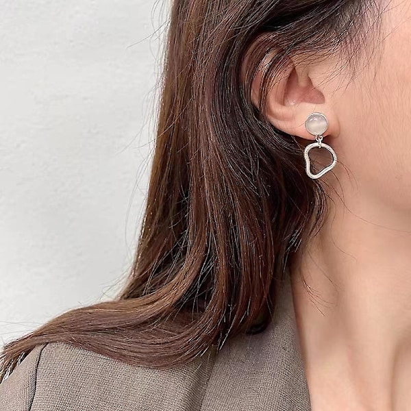 Örhängen 925 Silversmycken Metallic Element Modesmycken Ac8105