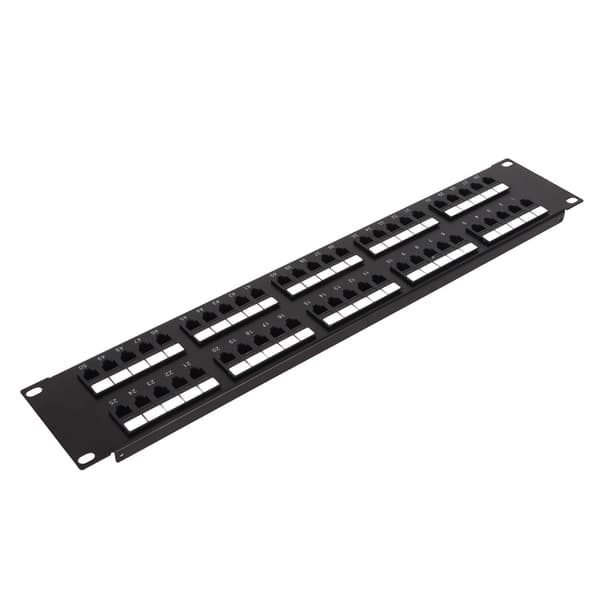 CAT3 50 Ports Netværks Patch Panel Plug and Play RJ11 Netværks Patch Panel til 19 tommer Standardskab