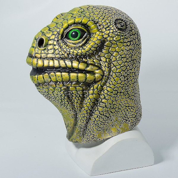 Lzards Head Mask Cosplay Anime Halloween-asusteet Asusteet Lateksinaamiot Fte De Carnaval Mascarade Asusteet