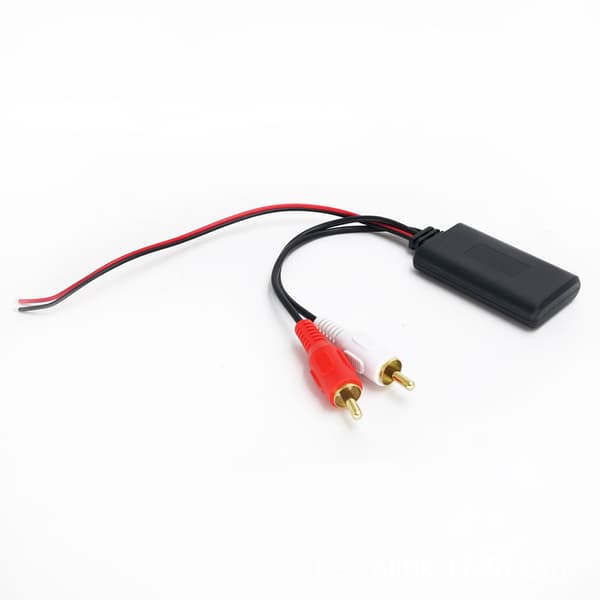 Bluetooth 5.0 Audio Receiver Bil Stereo Aux Kabel 2RCA Interface Musik Adapter til Bil