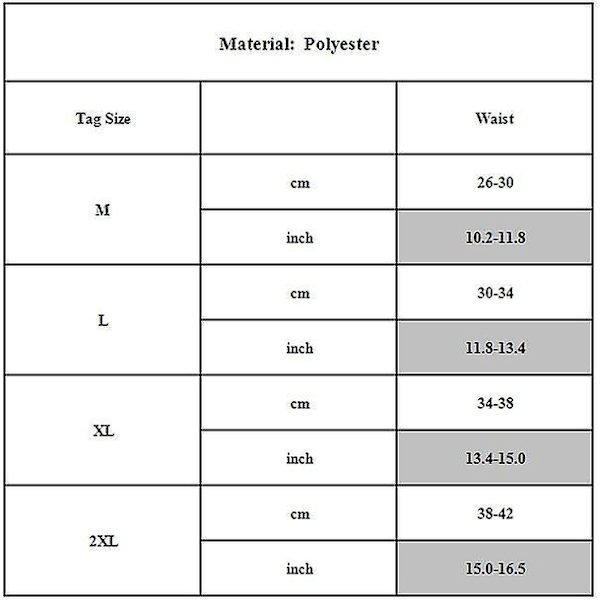 Män Hög midja bantning Mage Boxer Trosor Shapewear Black M