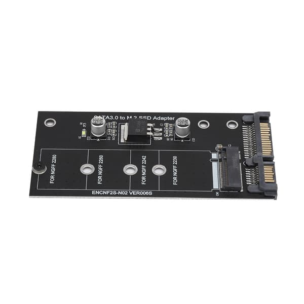 M2 NGFF SSD til SATA 22 Pin Harddisk Adapter Riser Kort Stabil Ydeevne