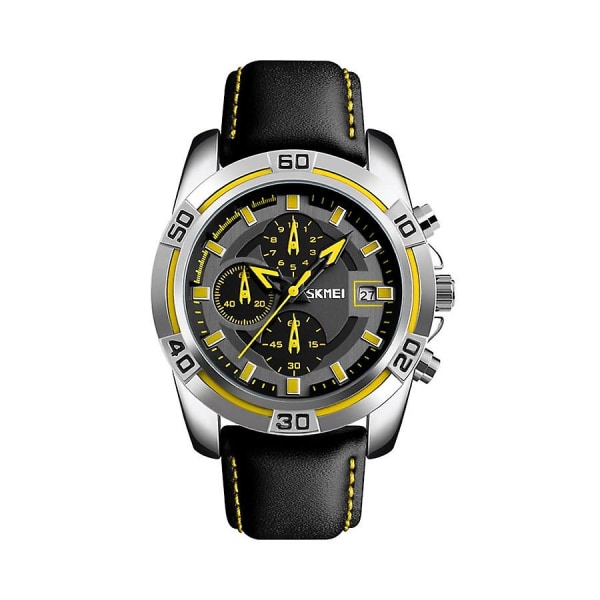 Vattentät Chronograph Watch för män 9156hu - 47 Mm - Svart