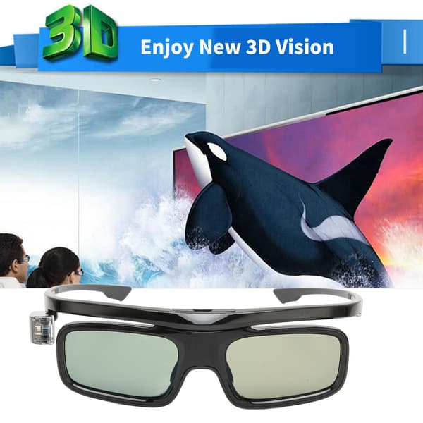 DLP Link 3D-briller USB Oppladbare 144Hz
