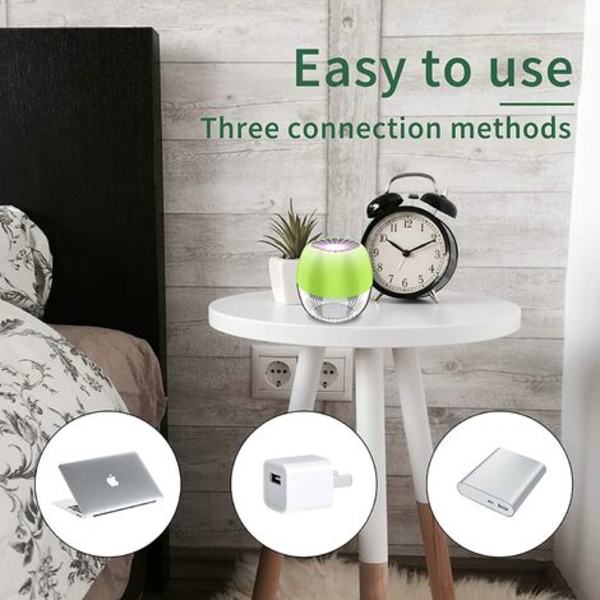 Myggfellelampe, elektrisk myggdreper (svart)