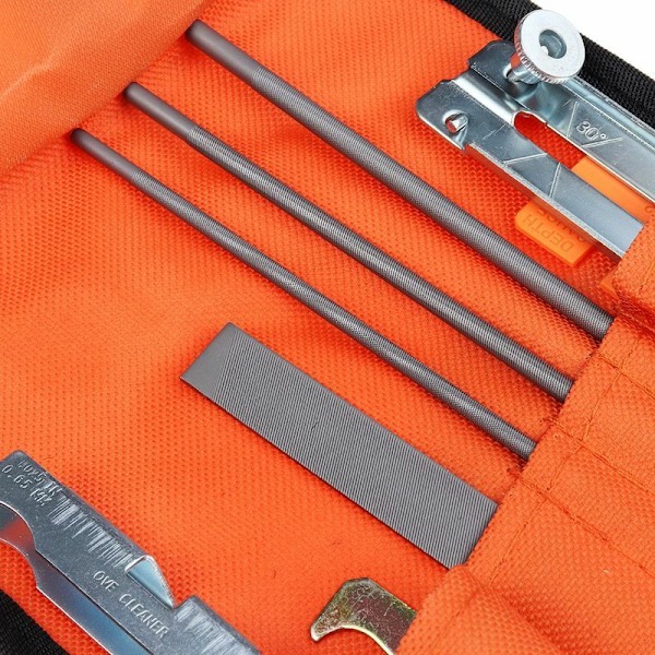 10 x Chainsaw Sharpen File Filing Kit Kjede Sharpening Sag Filer Verktøy for Stihl LAVENTE,