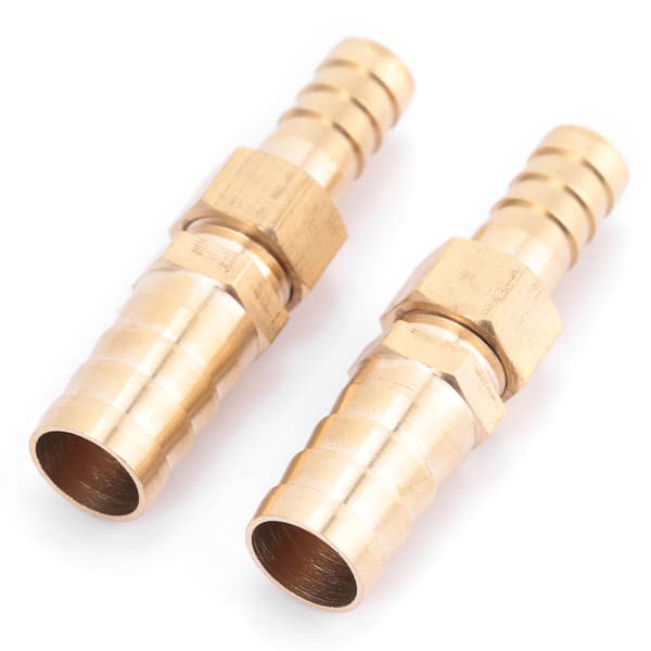 Messinkinen letkuliitin Reducer Plug Connector 10mm - 12mm 2 kpl