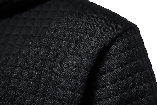 Herre Pullover Hettegenser Langermet Hettegenser Uformelle Hettegensere black 2XL