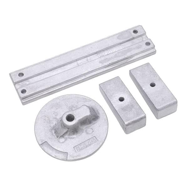 Aluminium Anode Kit 818298A 826134A Rustfri Kile til Verado Optimax Påhængsmotor