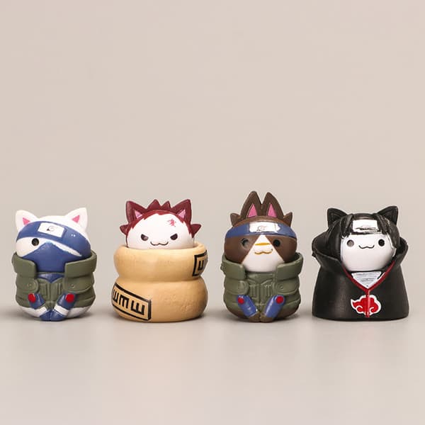 8 stk. Kat Action Figur Anime Dekoration Samling Mini Legetøjsmodel Gave til Børn