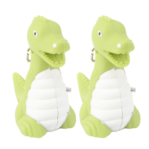 2kpl Dinosaur Avaimenperä Led Light Creative Vocal Avaimenperä Avaimenperä Avaimenperä Riipus Koristepuhelimeen
