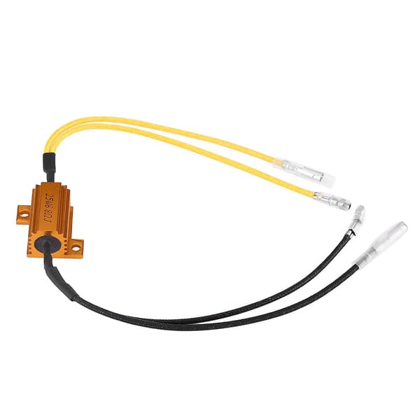 25W 6.8Ω Motorcykel LED Blinklys Indikator Lys Belastningsmodstand Fejl Flash Fix Controller