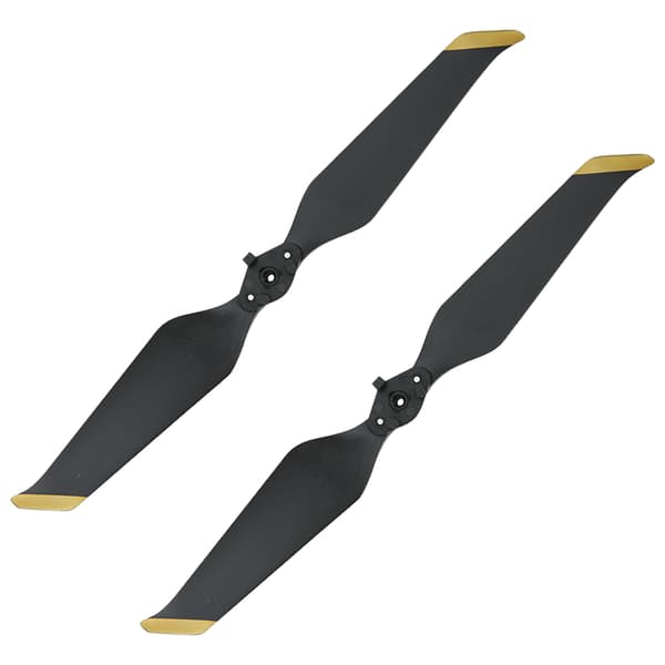 2 stk. Støjsvag Letvægts Propel Tilbehør til Mavic Air 2 Drone Sort Guld Kant