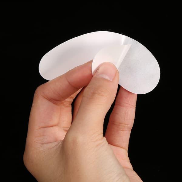 50 par hydrogel ögonlappar guldtejp luddfri