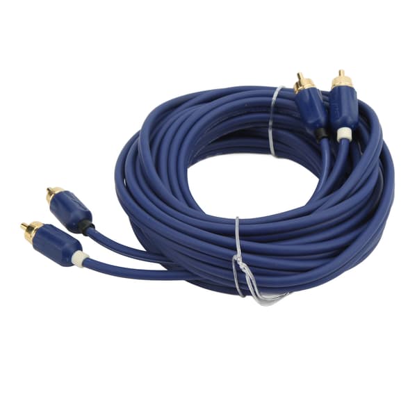 RCA Lydkabel 5m Blå Elastisk Ren Kobber Holdbart Bilforstærkerkabel