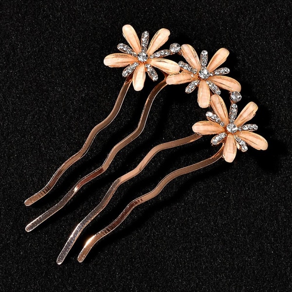 Ancient Style Hiusneula Rhineston hiusklipsi Super Fairy Hairpin Classical Gold