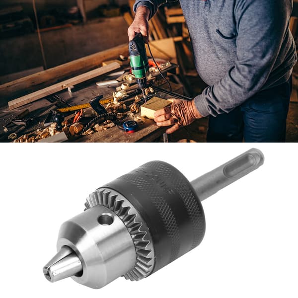 SDS-adapter Rund skaft Nyckeltyp Borrchuck 1,5-13mm 1/2-20UNF