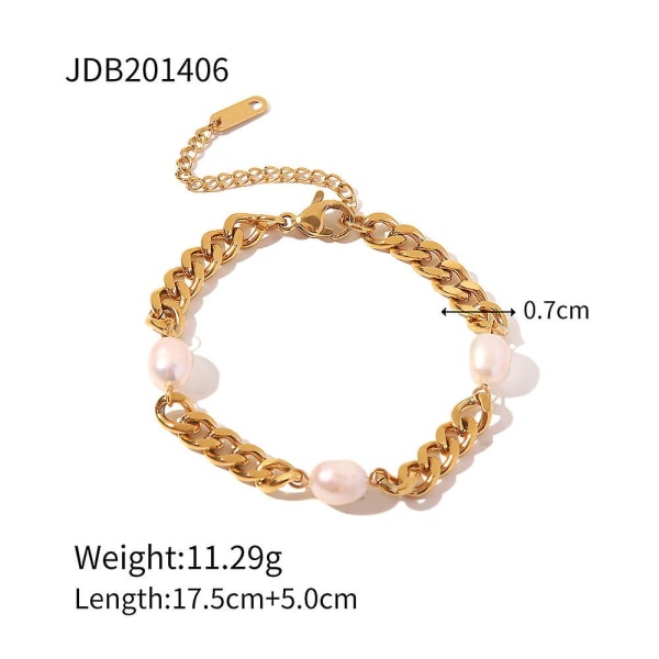 Armbånd Pearl Daily Outfit Metallic Element B1443